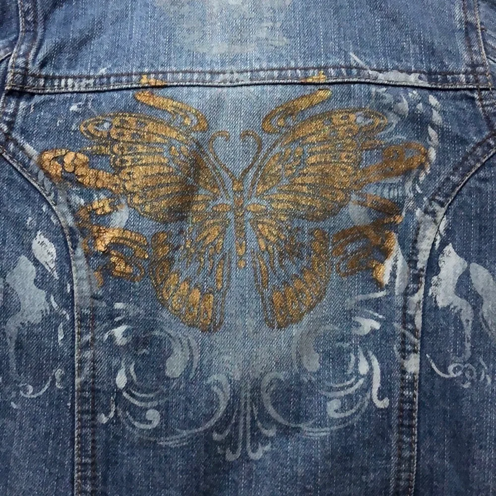 Squeeze Girls gorgeous GUC Jean jacket size L(6) - Picture 7 of 8
